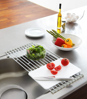 Yamazaki Home Double Decker Dish Rack, 2 Colors on Food52