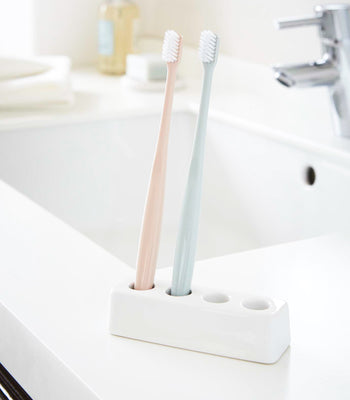 Tower White Toothbrush Holder