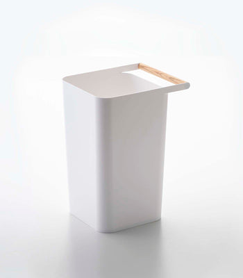 Yamazaki Home Como Trash Can - White