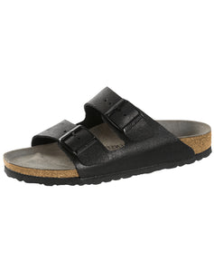 birkenstock arizona washed metallic antique black