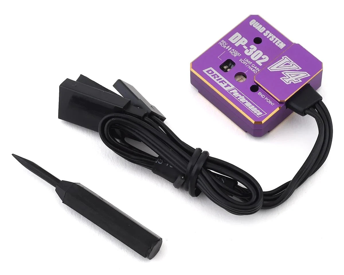 Yokomo DP-302 V4 Drift Steering Gyro (Purple)