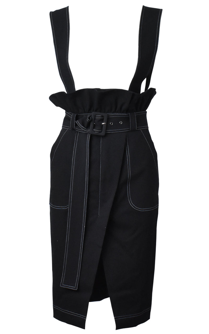 overalls skirt black
