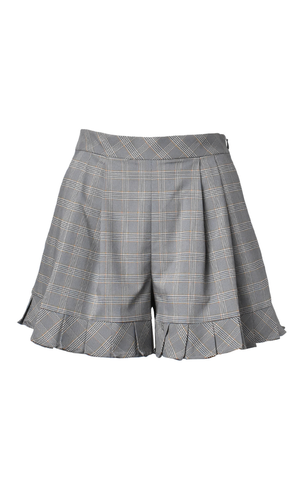 High-Waisted Pleat Shorts