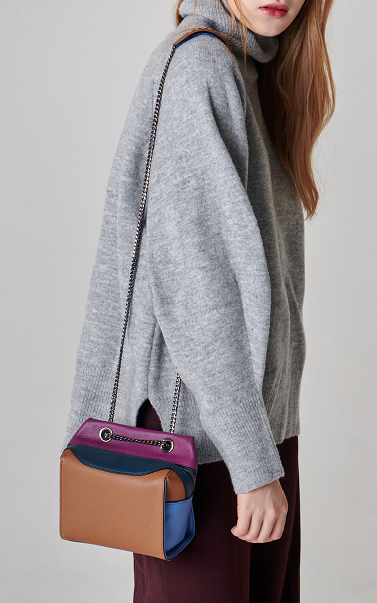 New Street Colorblock Crossbody Bag