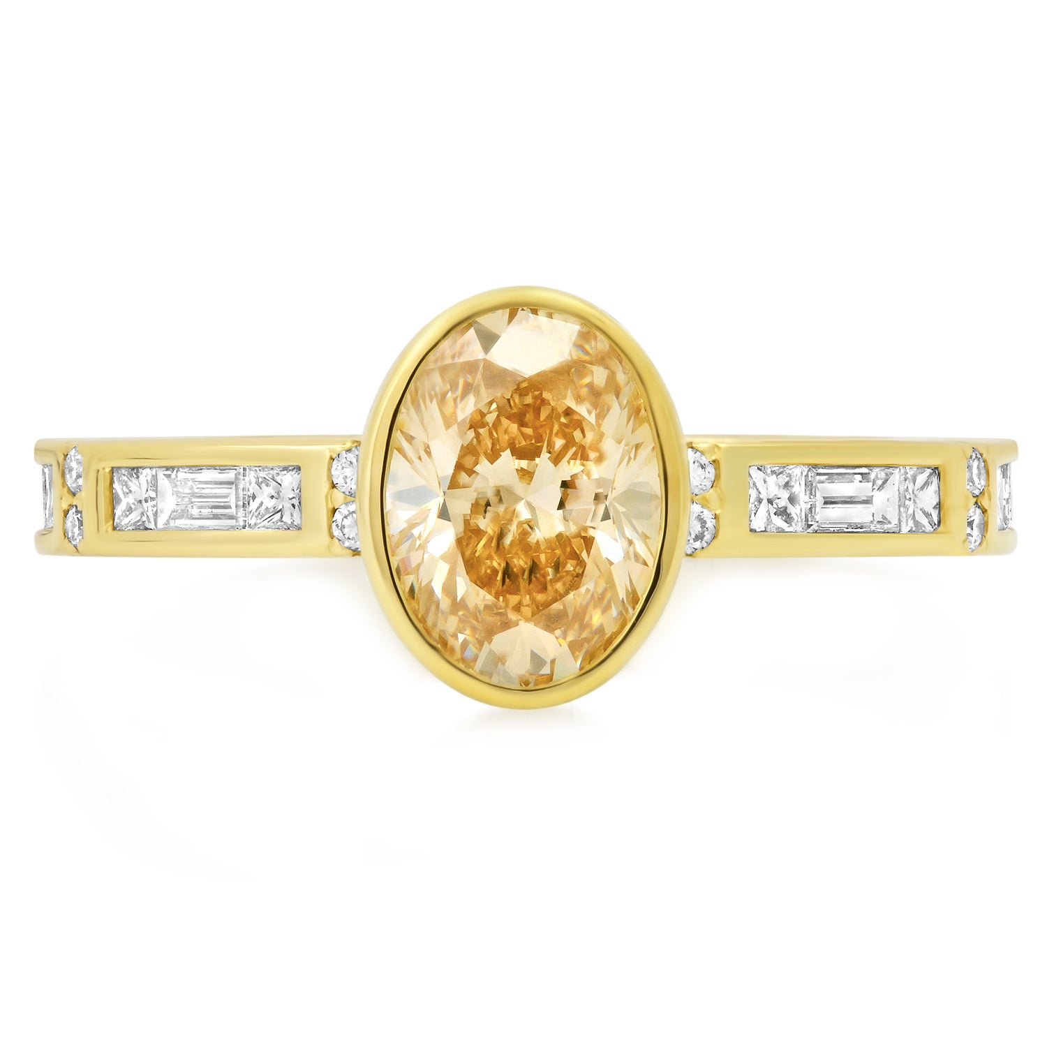 Gwen Champagne Diamond Ring - Rosedale Jewelry product image