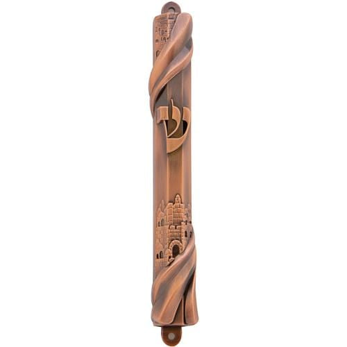 Copper City Gates Mezuzah - Extra Large