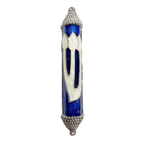 Heavenly Blue Mezuzah