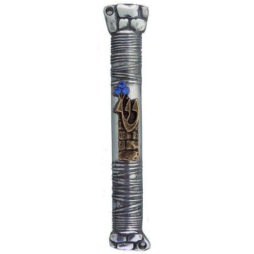 Pewter Kotel Mezuzah