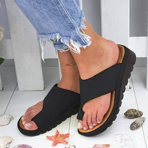 comfy platform sandals