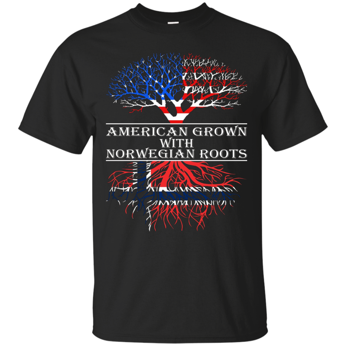 American Grown With Norwegian Roots T-Shirt Tshirt