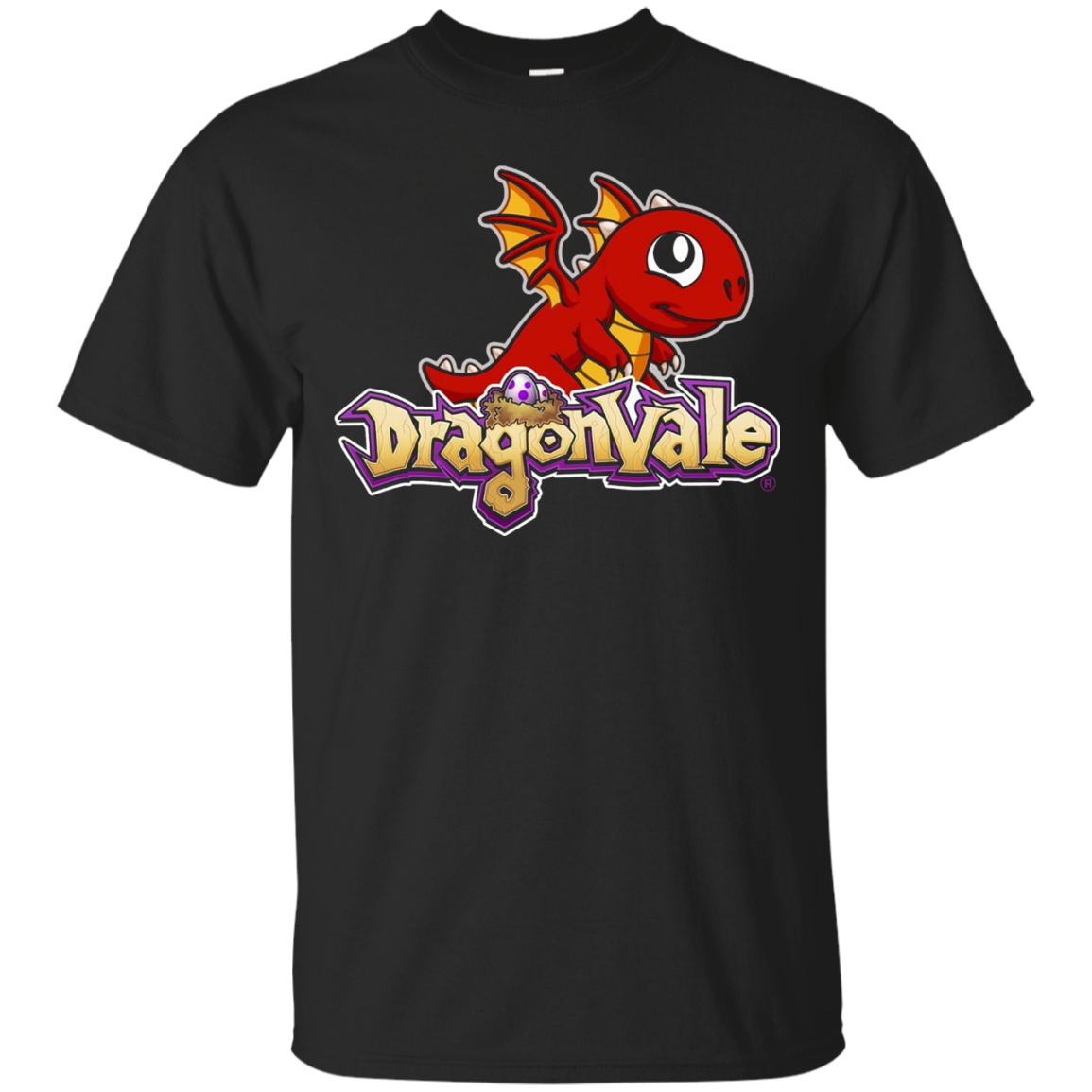 DragonVale Baby Fire Dragon Logo T-Shirt