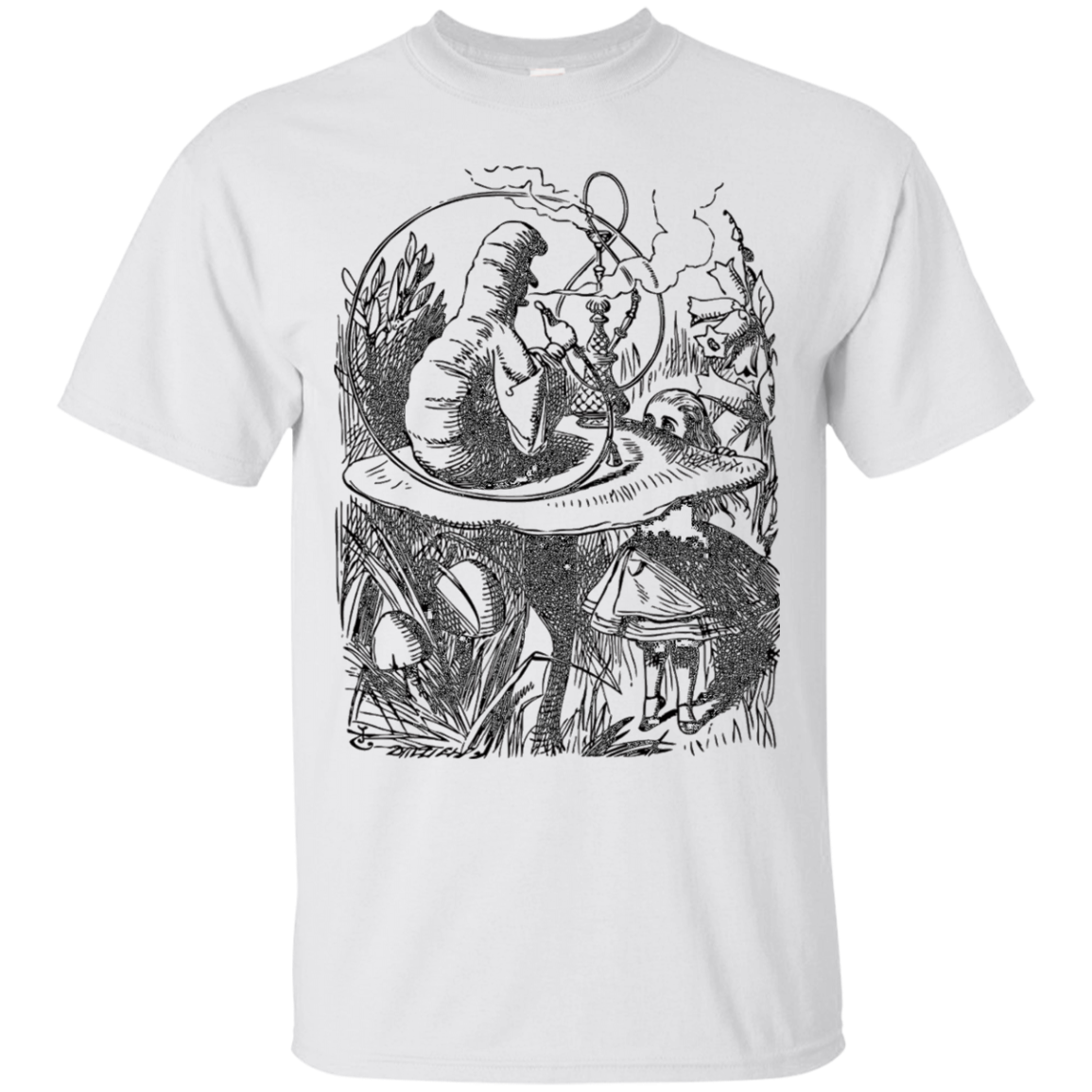 Big Texas Alice in Wonderland - Smoking Caterpillar T-Shirt