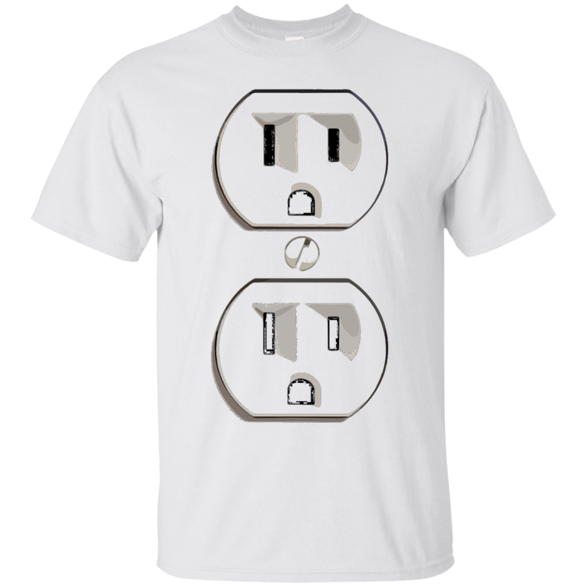 Electrical Outlet Funny Instant Halloween Costume T-Shirt