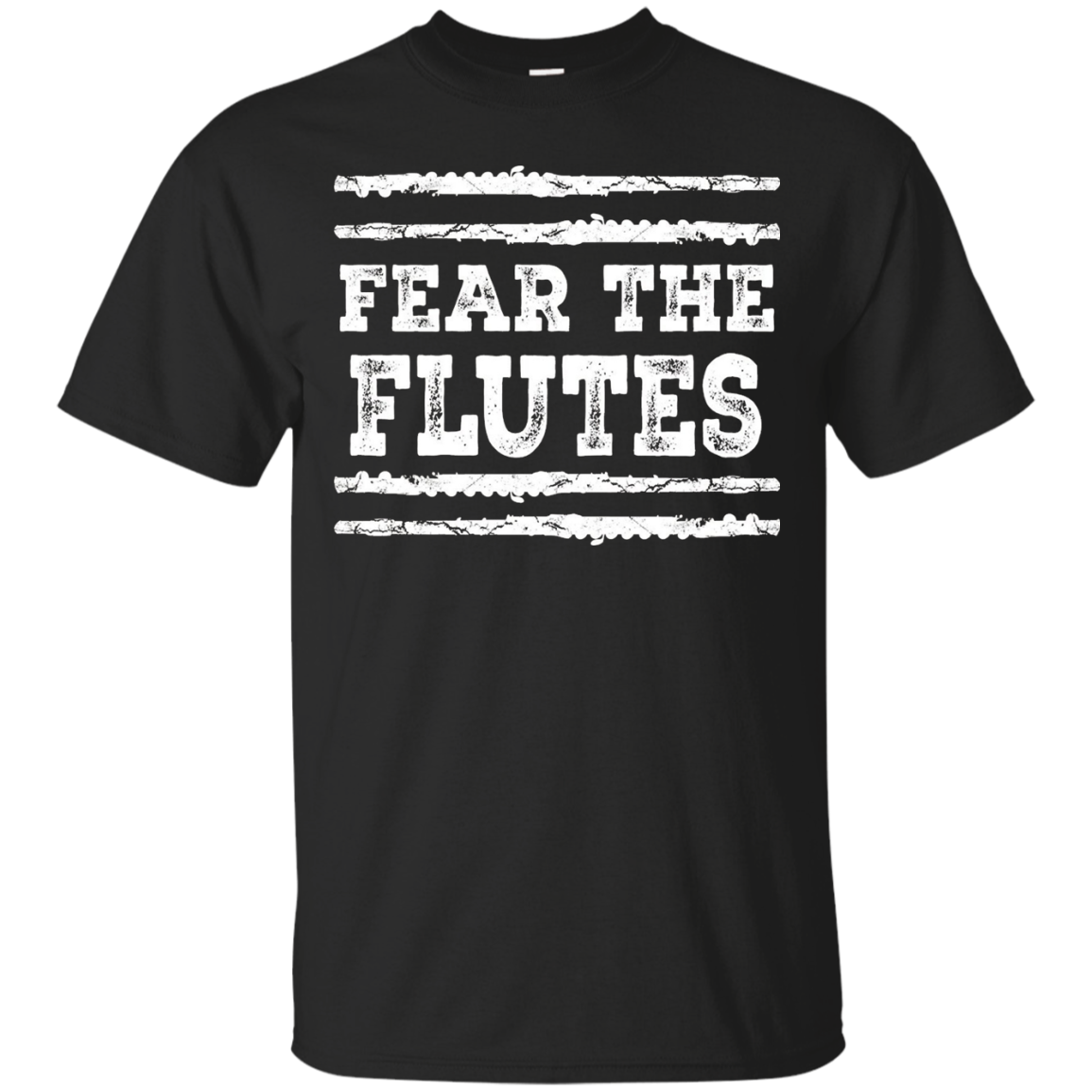 Flute Music Gift Shirt Fear The Flutes Marching Band Tee