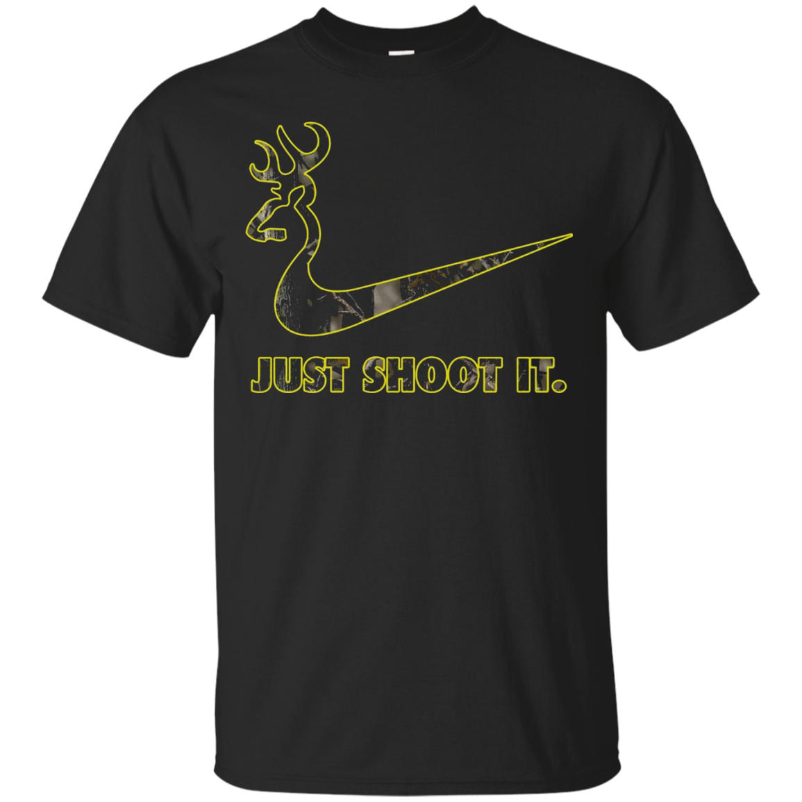 Just Shoot It - Camo Deer Hunting T-Shirt