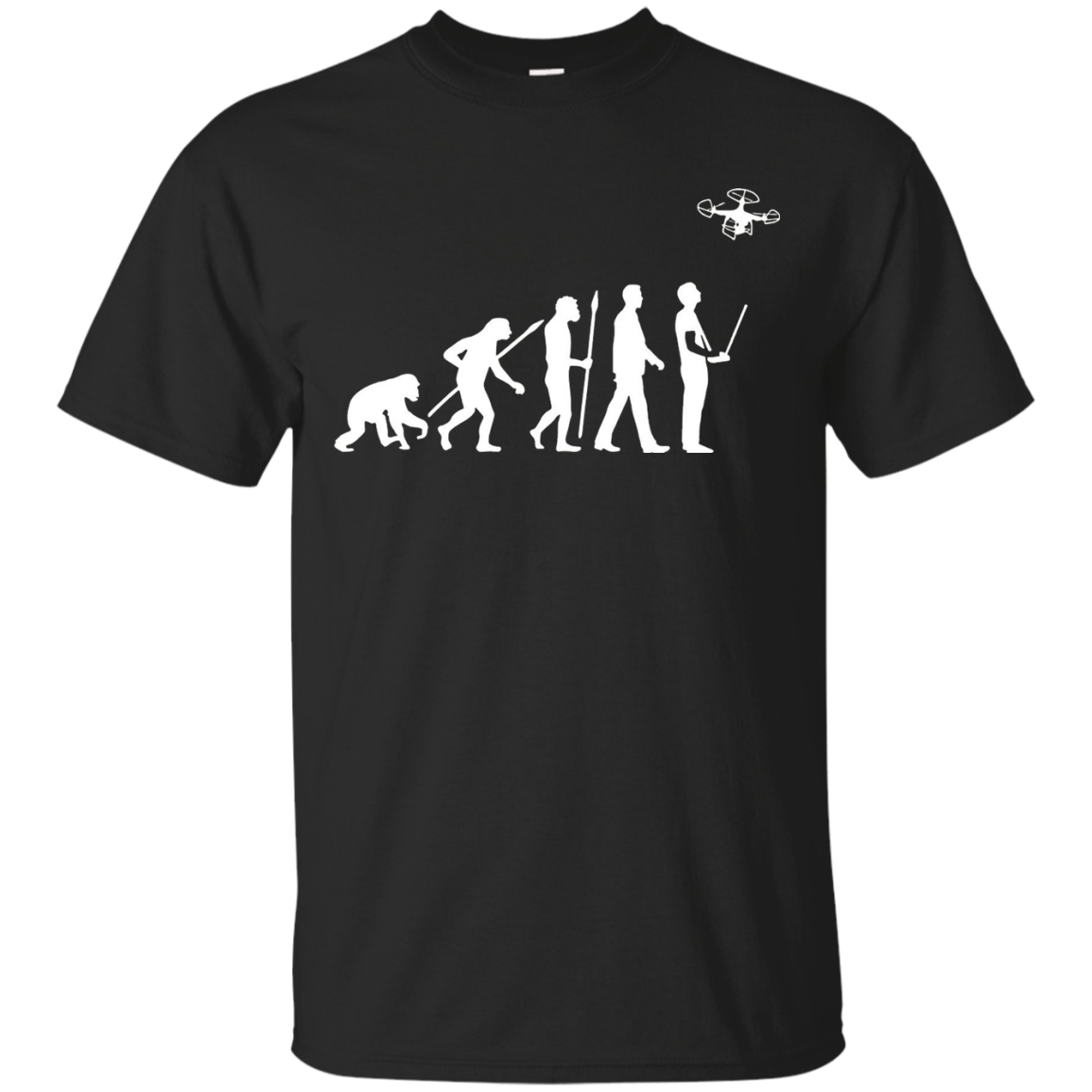 Quadcopter T-Shirt Funny Drone FPV Shirt Evolution