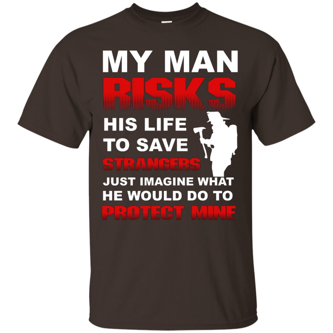 Firefighter Wife Girlfriend Volunteer Fire Fighter T-Shirt – Shirt ...