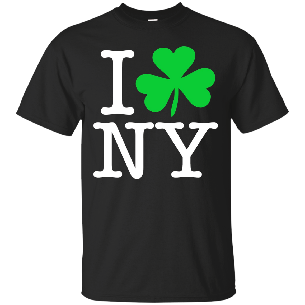 I Love Heart Shamrock NY New York St Patricks Irish T-Shirt