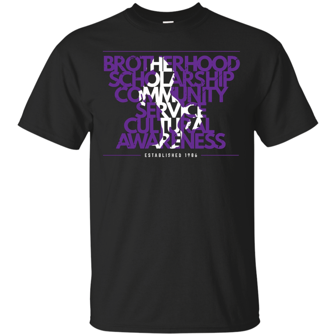 Sigma Lambda Beta - Principles Shirt 1986 Brotherhood