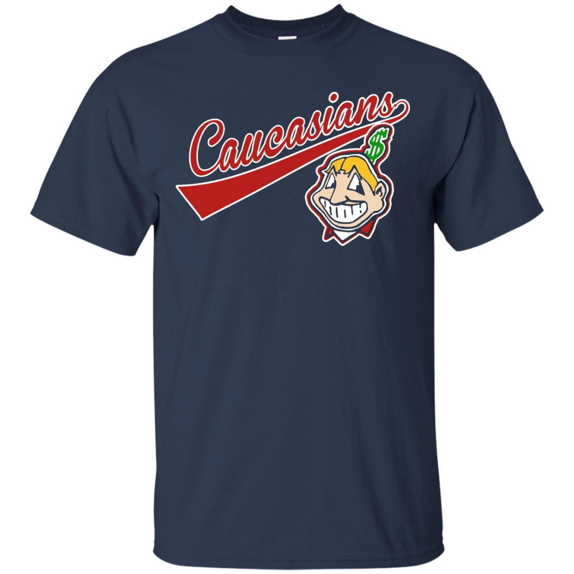 The Cleveland Caucasians Unisex adult T shirt