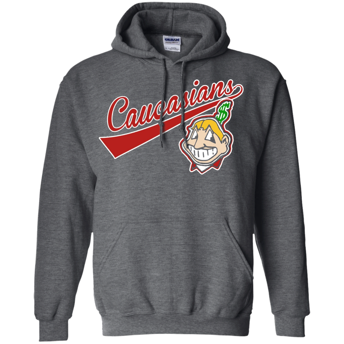 Cleveland Caucasians Native Go Indians - Ladies' V-Neck T-Shirt - Day  T-Shirt