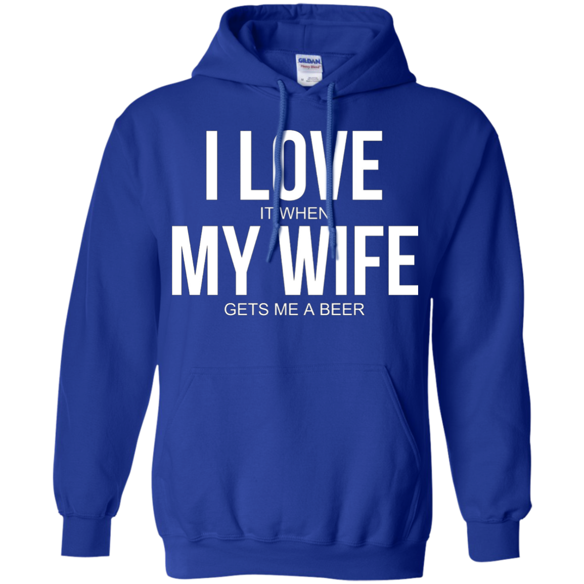 Men’s Funny I Love (it when) My Wife (gets me a beer) T-shirt – Shirt ...