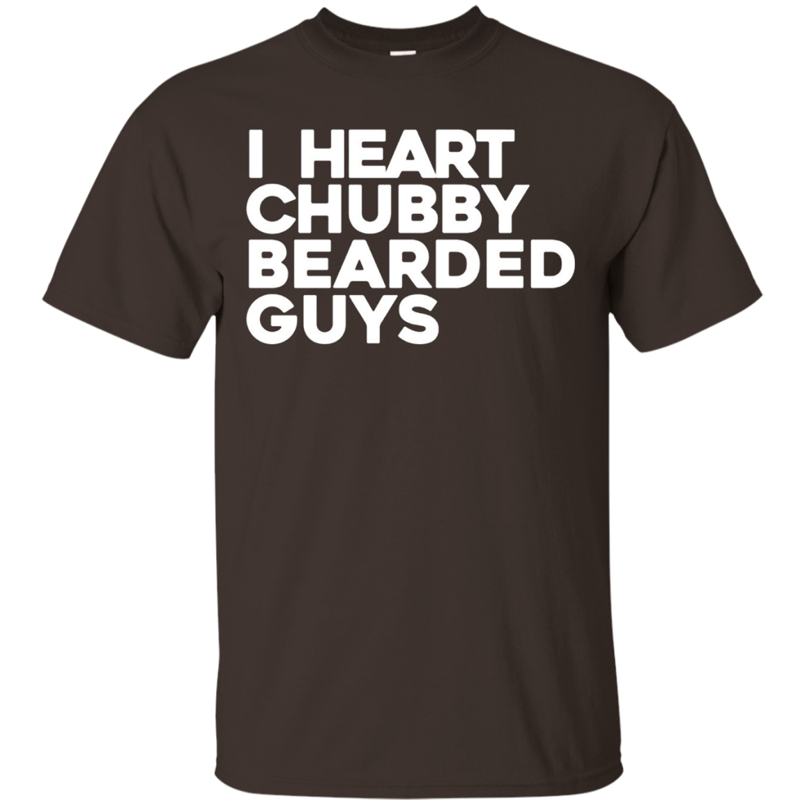 I Heart Chubby Bearded Guys Tshirt – Shirt Design Online