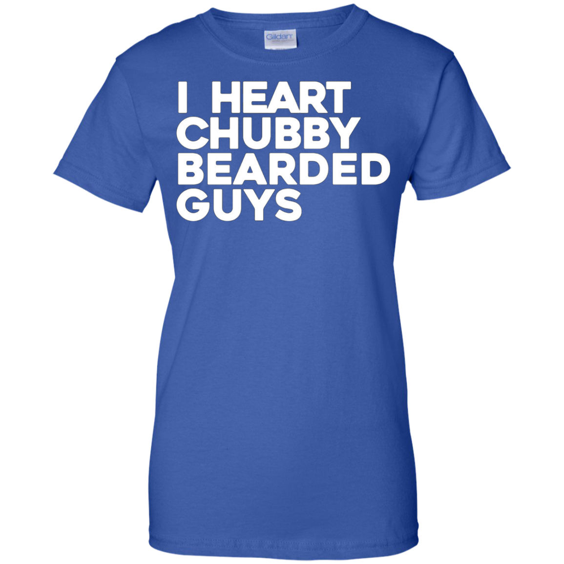 I Heart Chubby Bearded Guys Tshirt – Shirt Design Online