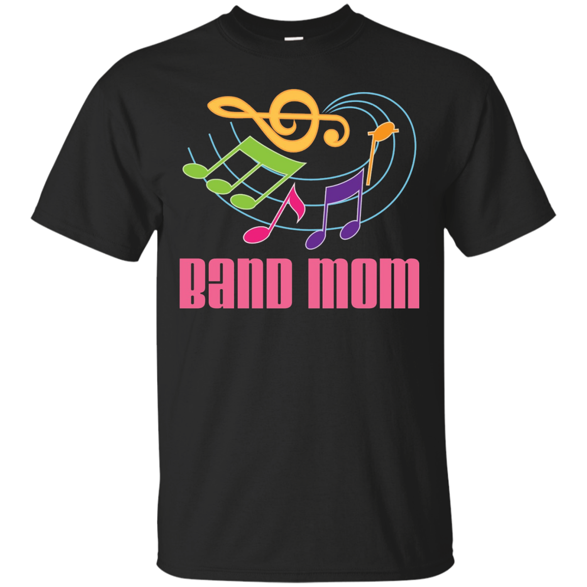 Marching Band Mom T-shirt Womens Music Ladies Gift