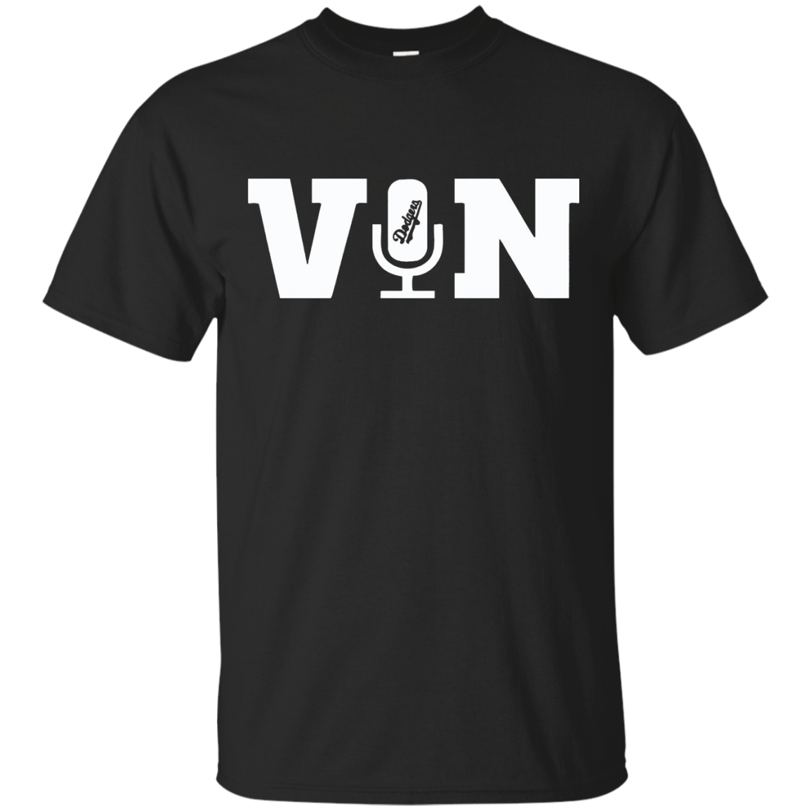 Vin Scully Microphone t shirt