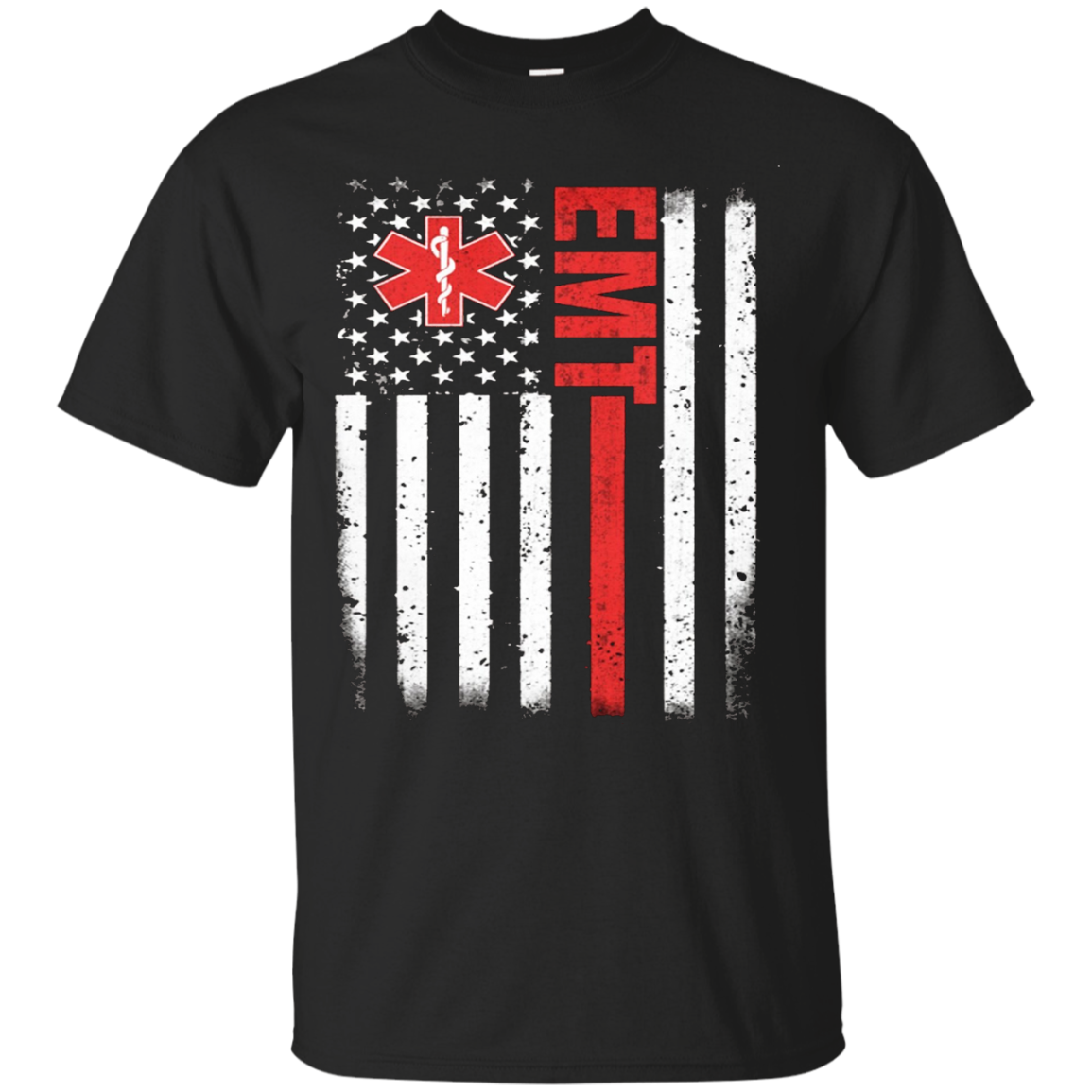 emt tshirt - flag emt