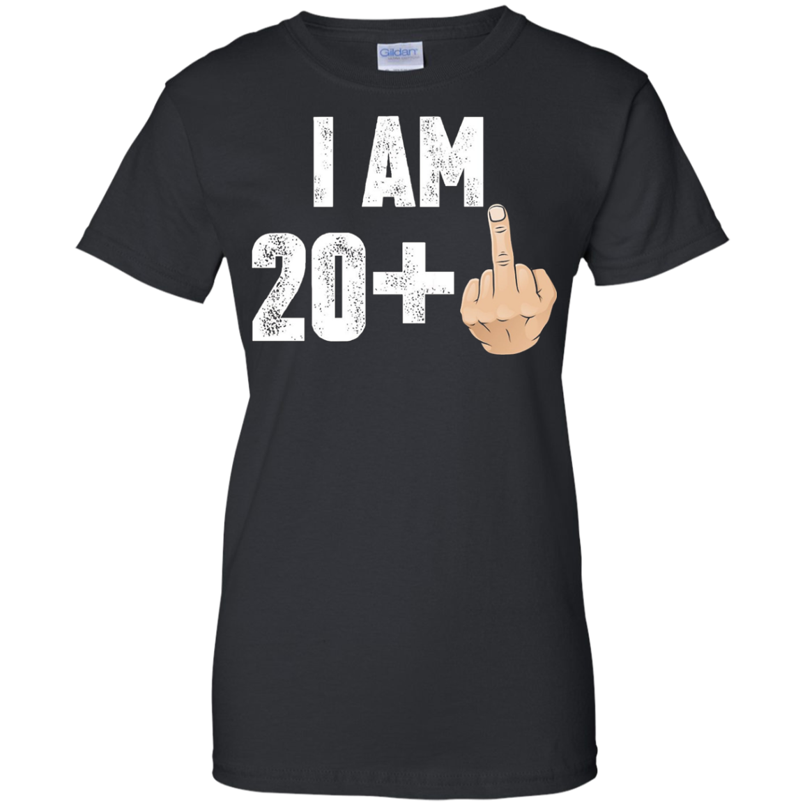 I Am 20 Middle Finger Funny 21st Birthday T Shirt Shirt Design Online 6962