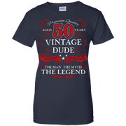 Men’s Aged 50 Vintage Dude Man, Myth, Legend Birthday Gift T-Shirt