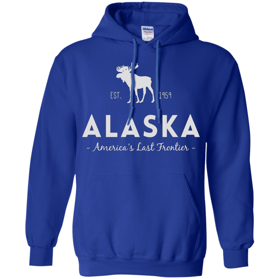 Alaska America’s Last Frontier T-Shirt With Moose – Shirt Design Online