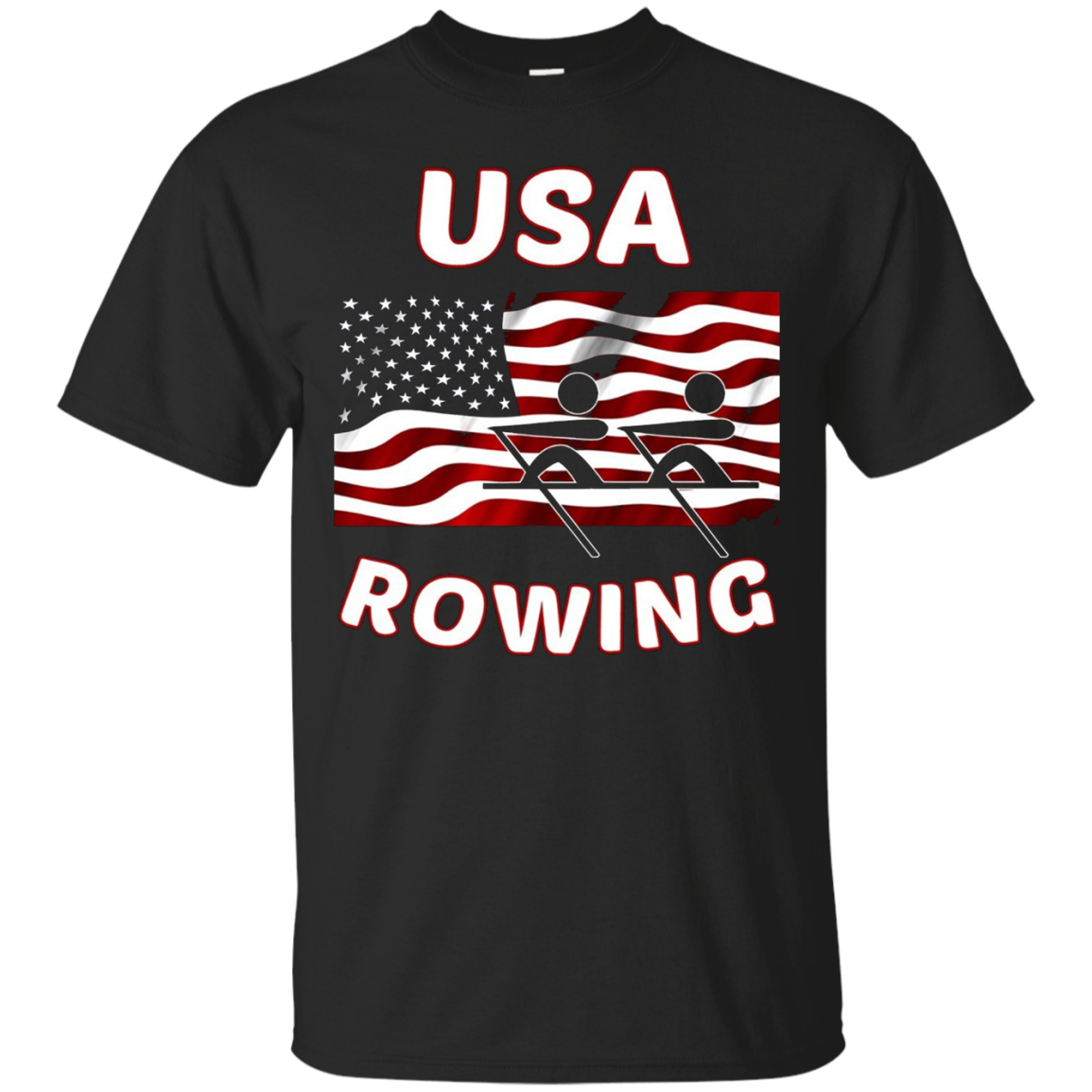 USA Rowing Flag, American Gift T Shirts