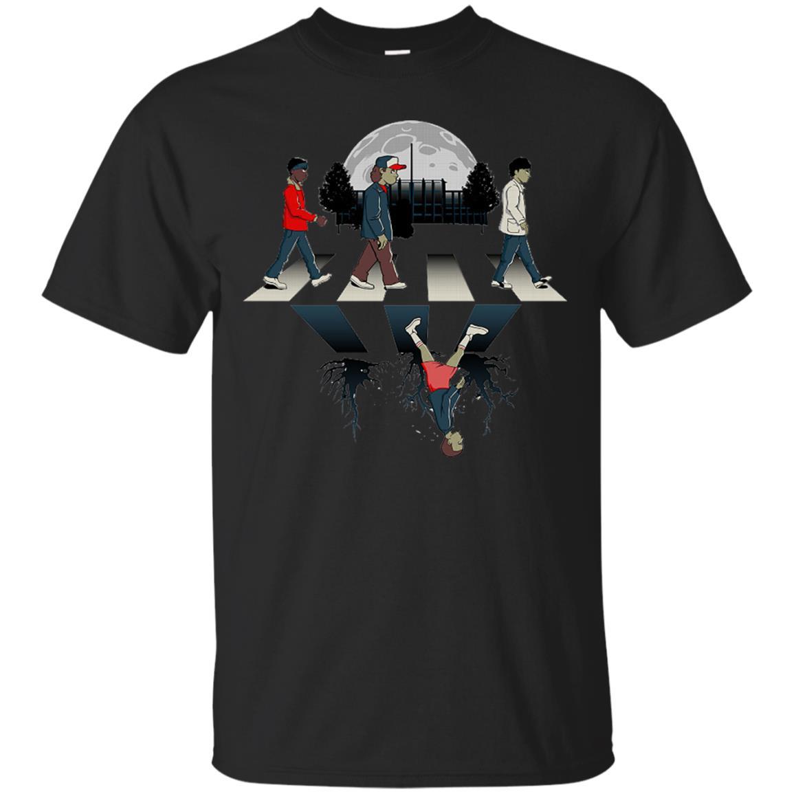 Stranger Upside Things Down Road T-shirts