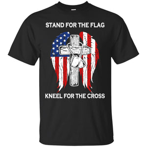 Stand For The Flag Kneel For The Cross T-Shirt