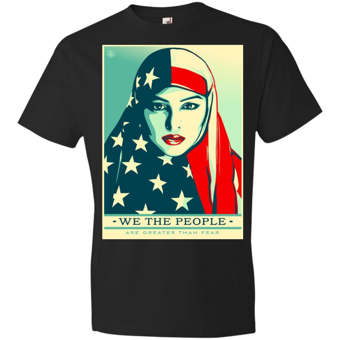we the people are greater than fear - Anvil Lightweight T-Shirt Style / Color / Size