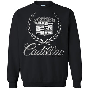 Cadillac Logo T-Shirt Classic Look – Pullover Sweatshirt