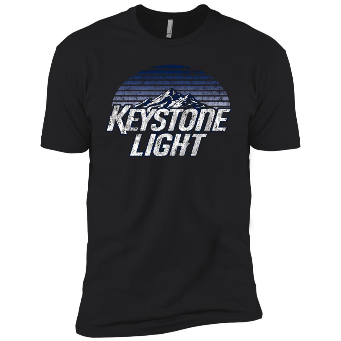 Keystone Light Beer Classic Look - Short Sleeve T-Shirt Style / Color / Size