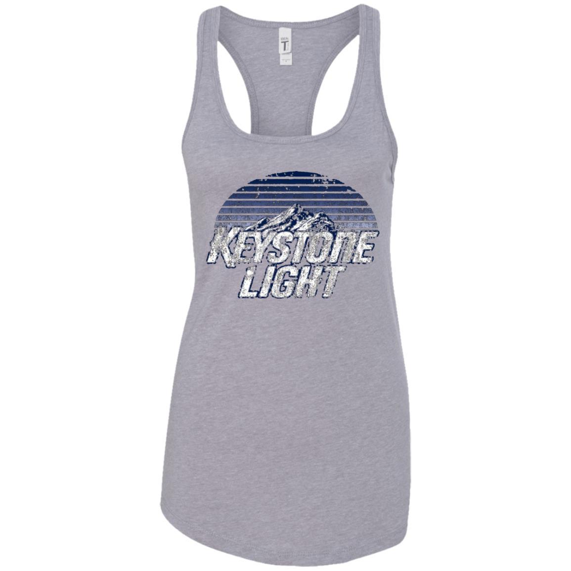 Keystone Light Beer Classic Look - Ladies Ideal Racerback Tank - Day T ...