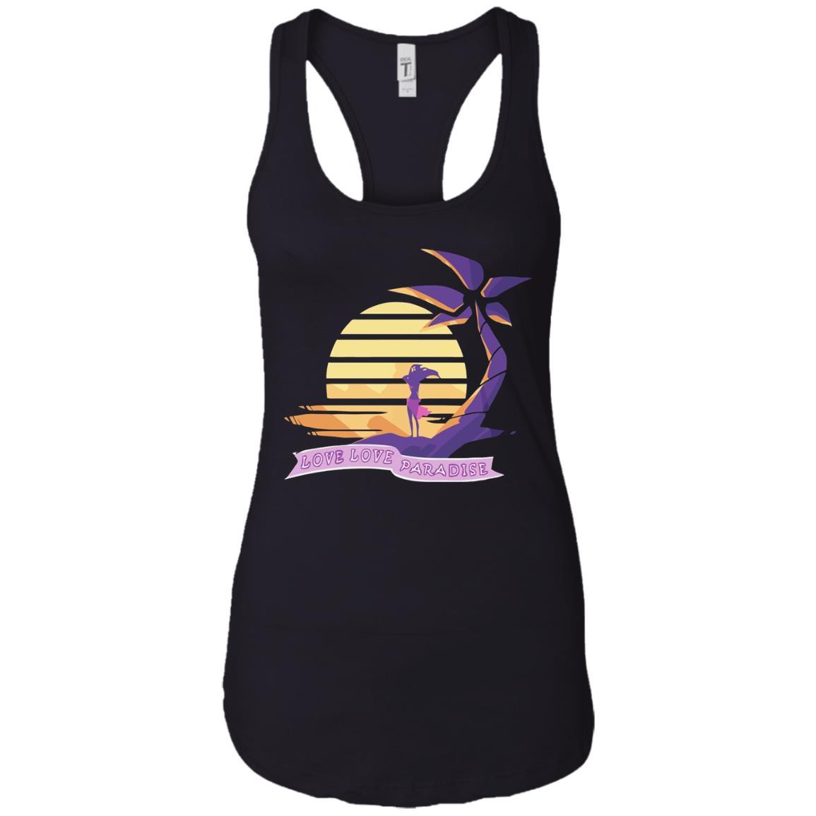 Aphmau Love - Love Paradise - Ladies Ideal Racerback Tank Style / Color / Size