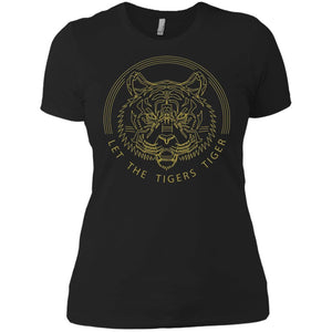 Let The Tigers Tiger Shirt GMM Let The Tigers Tiger – Ladies’ Boyfriend T-Shirt