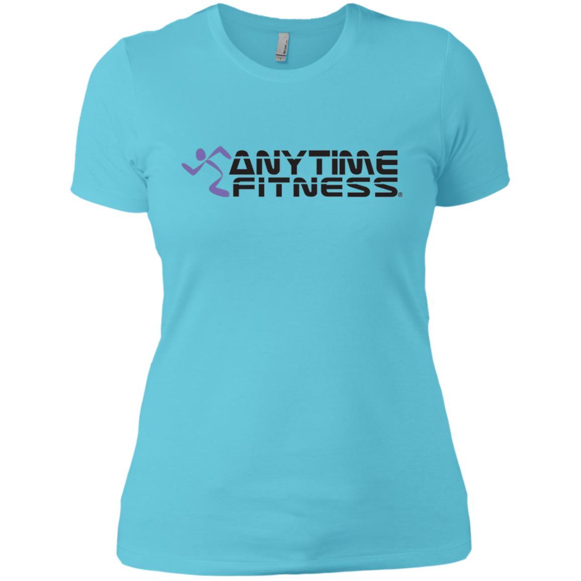 Anytime Fitness Logo - Ladies' Boyfriend T-Shirt - Day T-Shirt