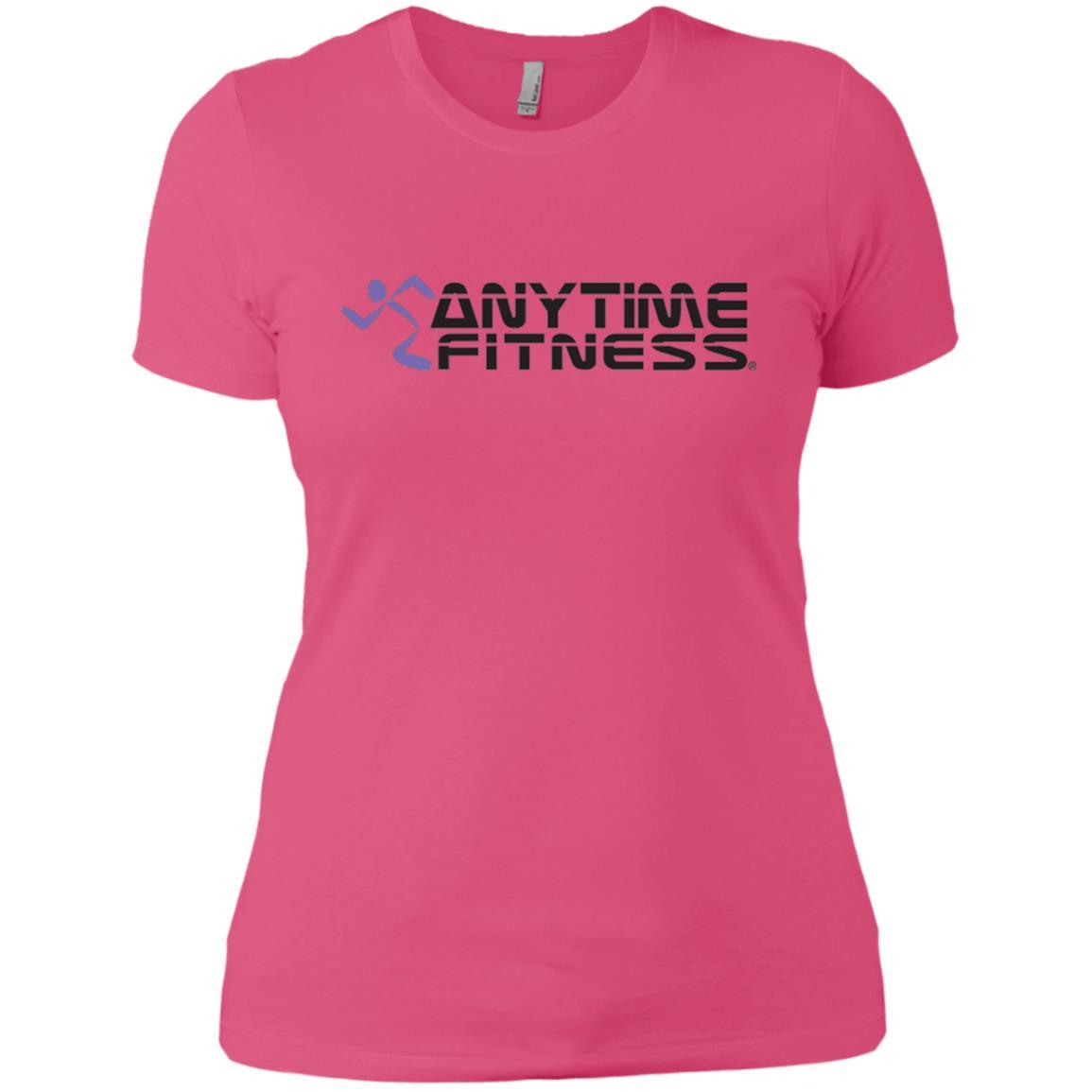 Anytime Fitness Logo - Ladies' Boyfriend T-Shirt - Day T-Shirt