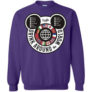 Drink Around the World – EPCOT Checklist – Crewneck Pullover Sweatshirt