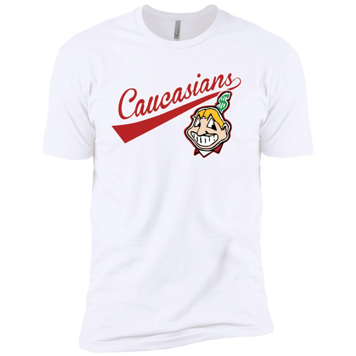 Cleveland Caucasians Native Go Indians White / 4XL