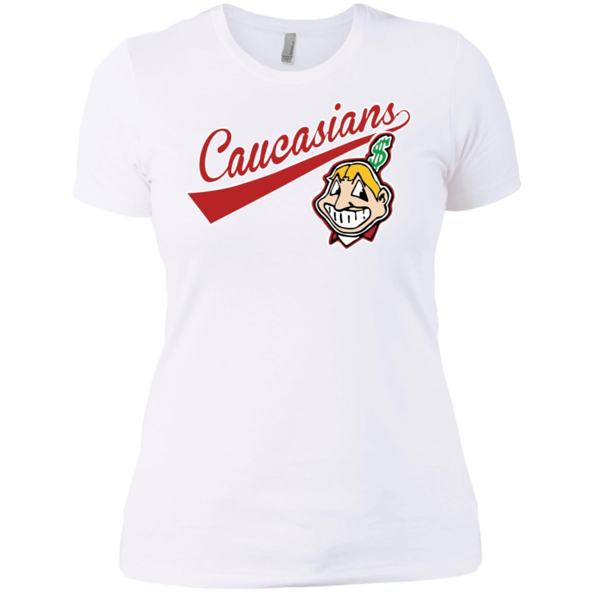 Cleveland Caucasians Native Go Indians - Short Sleeve T-Shirt - Day T-Shirt