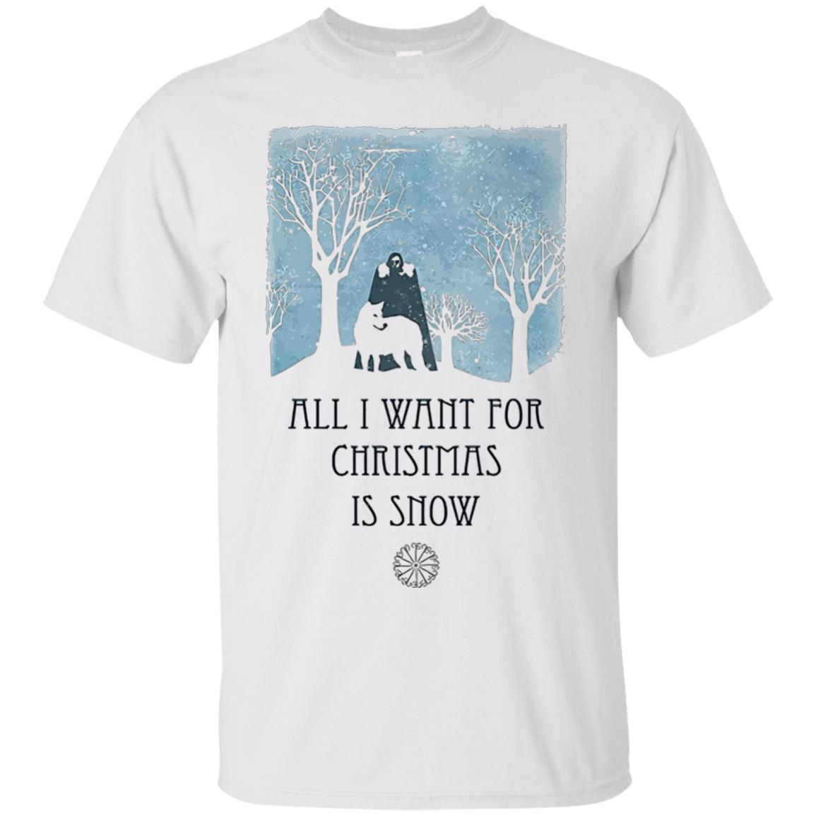 All I Want For Christmas Is Snow Game Shirt