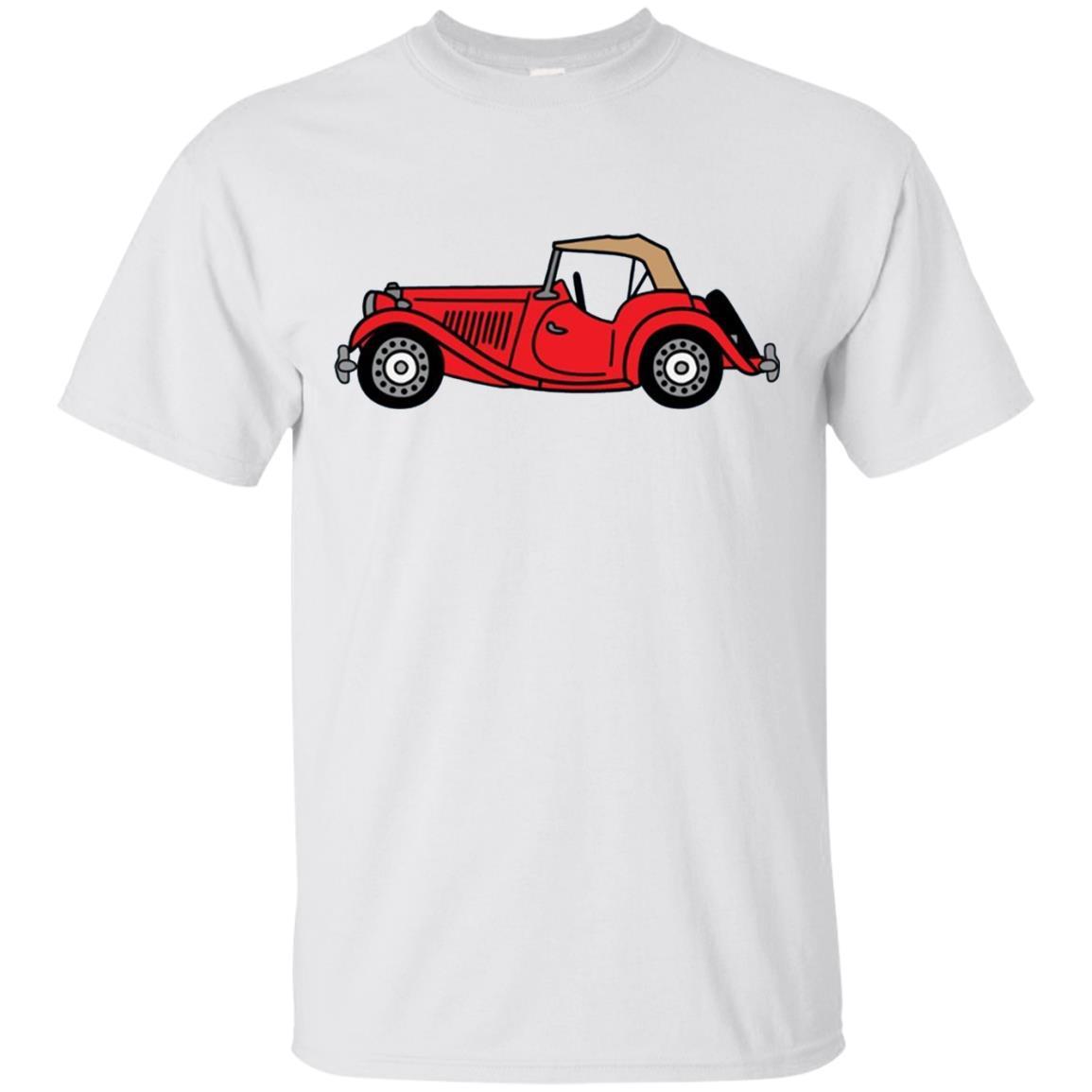 MGTD MG TD Red British Classic Sportscar T-shirt